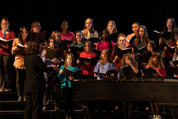 2023 All County Chorus Students Performing